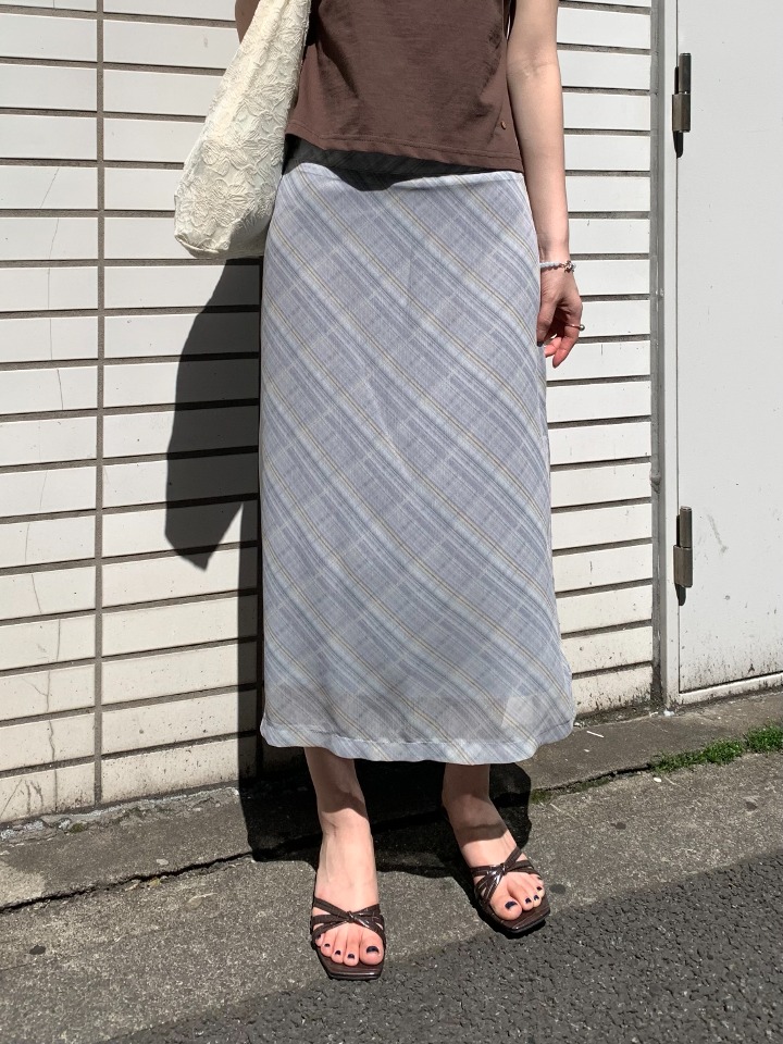DH. Lony Vintage Check Skirt