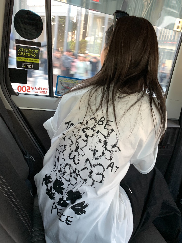 DF. Flower Lover Back Printing T-Shirt